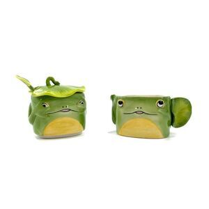 Frog Sugar and Creamer Set
